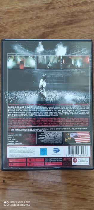 DVD Marilyn Manson Live