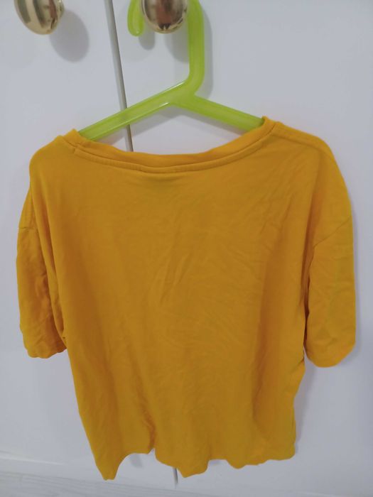 T-Shirt Champion - Mostarda - S - Como Nova