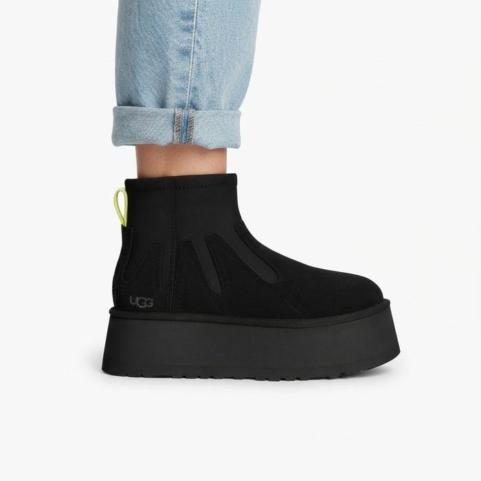 Оригінал! Жіночі угги UGG Classic Mini Dipper Sunwave BLK женские угги