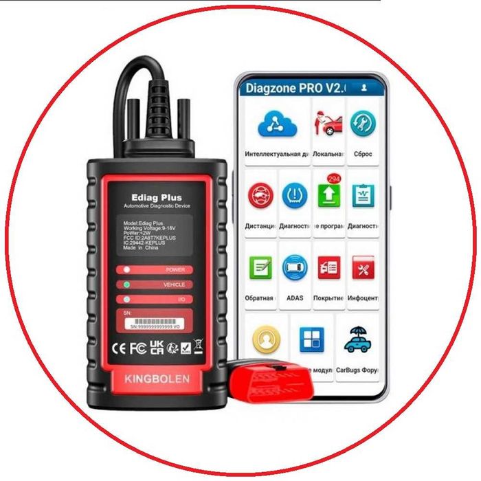 Автодиагностика ThinkDiag2 и Ediag Plus + DZone  + LVScan OBD сканер Все Марки