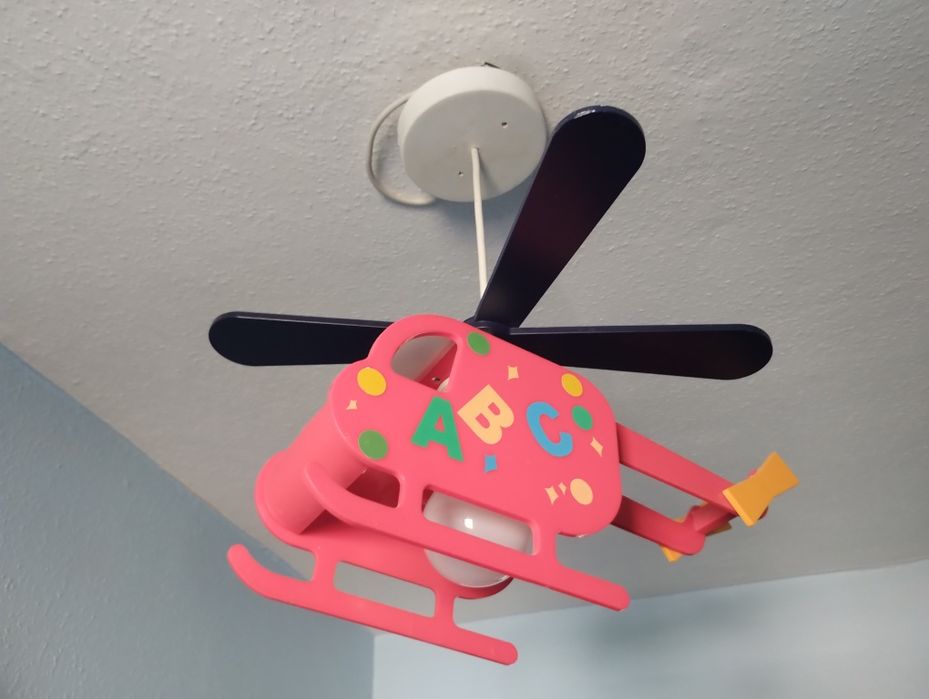 Lampa halikopter dla chłopca