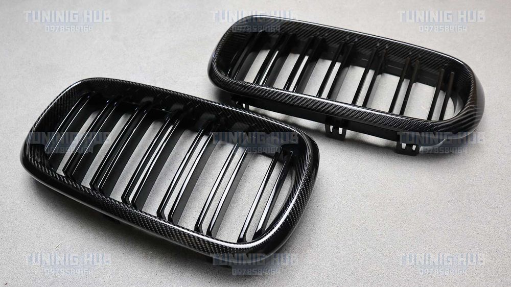 решетка радиатора BMW X5 F15 / X6 F16 / X5M / X6M ноздри карбон Carbon