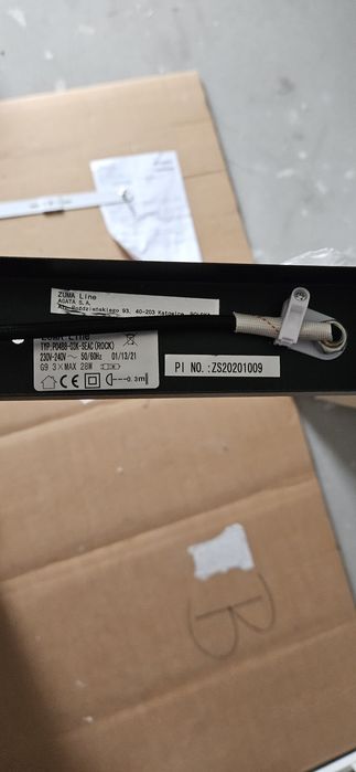 Lampa wisząca zumaline seac rock czarno złota