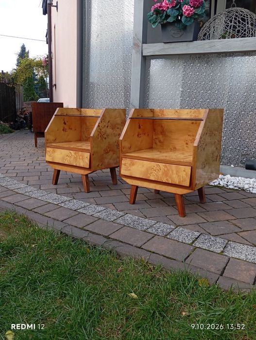 Szafki nocne PRL Transport