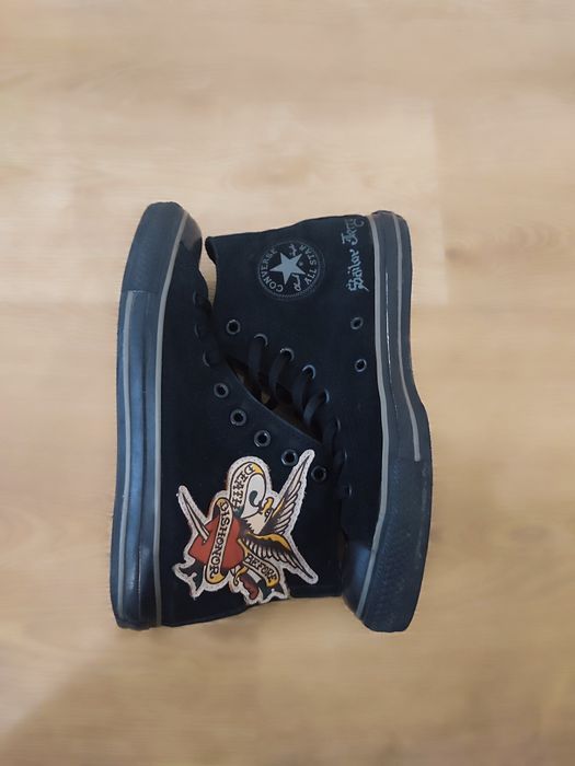 Редкие Converse Chuck Taylor x Sailor Jerry "Death Or Glory" (Limited Edition) Y2K SK8 ARCHIVE архив конверси