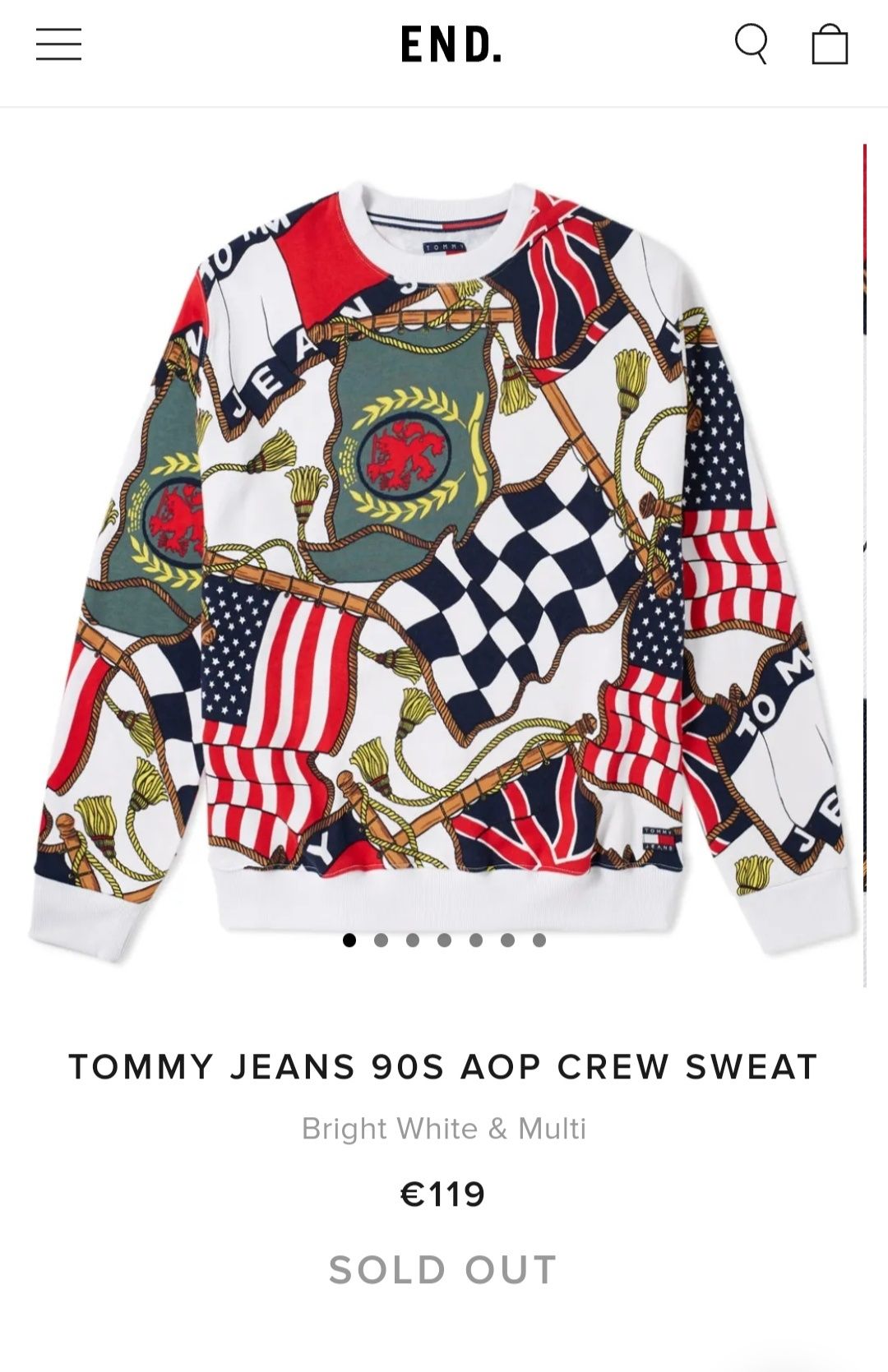 Tommy jeans 2024 90s sweat