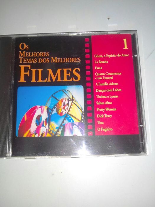 3 CDs Os Melhores Temas dos Melhores Filmes