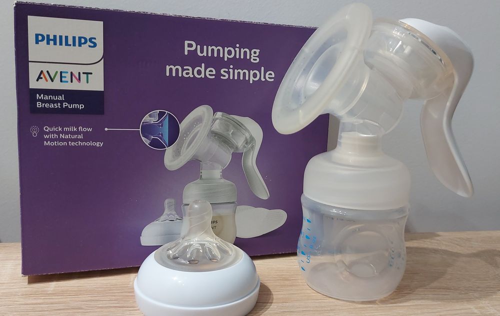 Механічний молоковідсмоктувач , молокоотсос Philips Avent з пляшкою (S