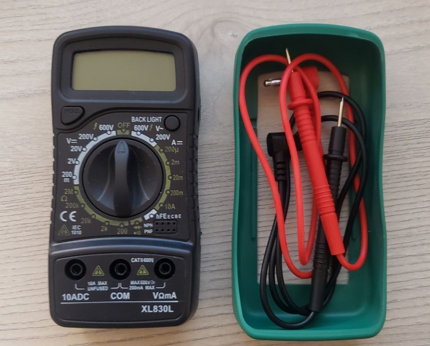 Мультиметр цифровий професійний XL830L (з підсвіткою екрана)