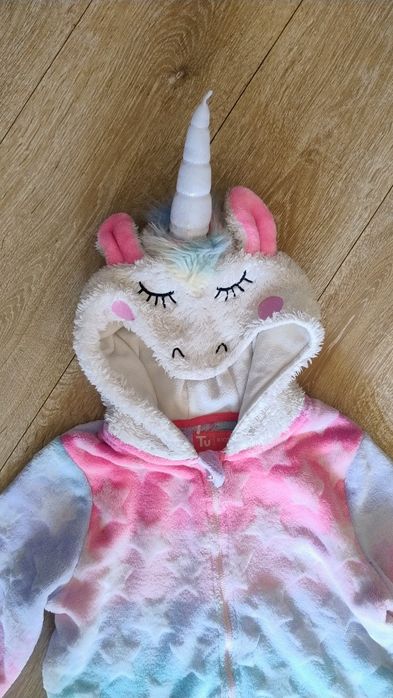 Strój jednorożca r. 152 przebranie kostium tęczowy