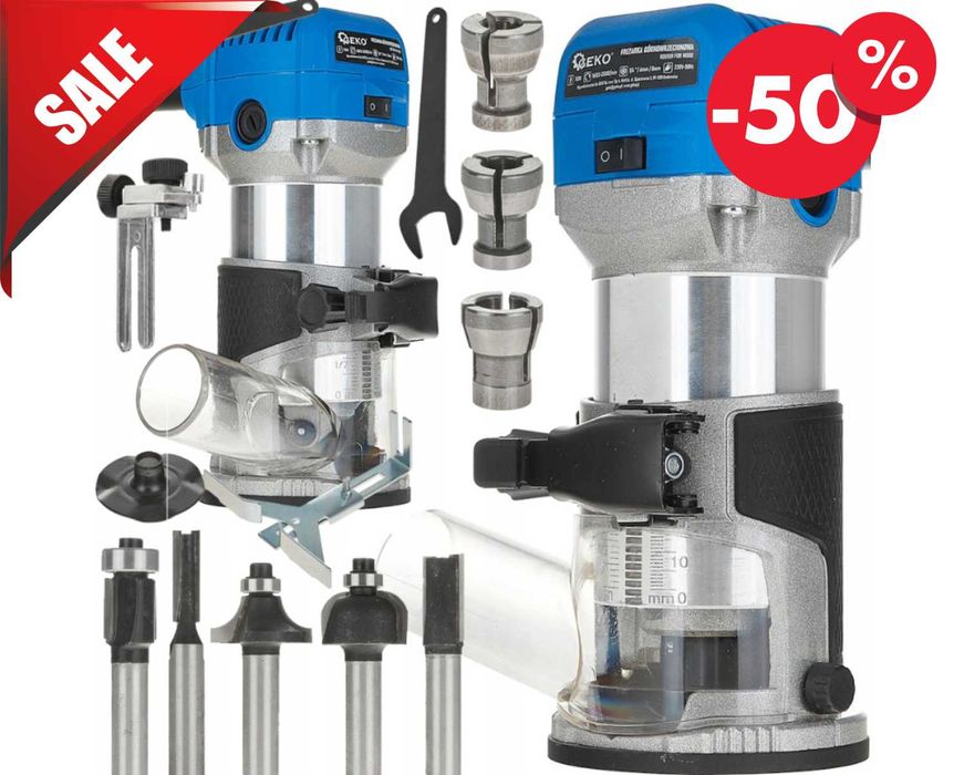 Nowa FREZARKA Górnowrzecionowa 2000W Wycinarka Regulacja (GRATIS)