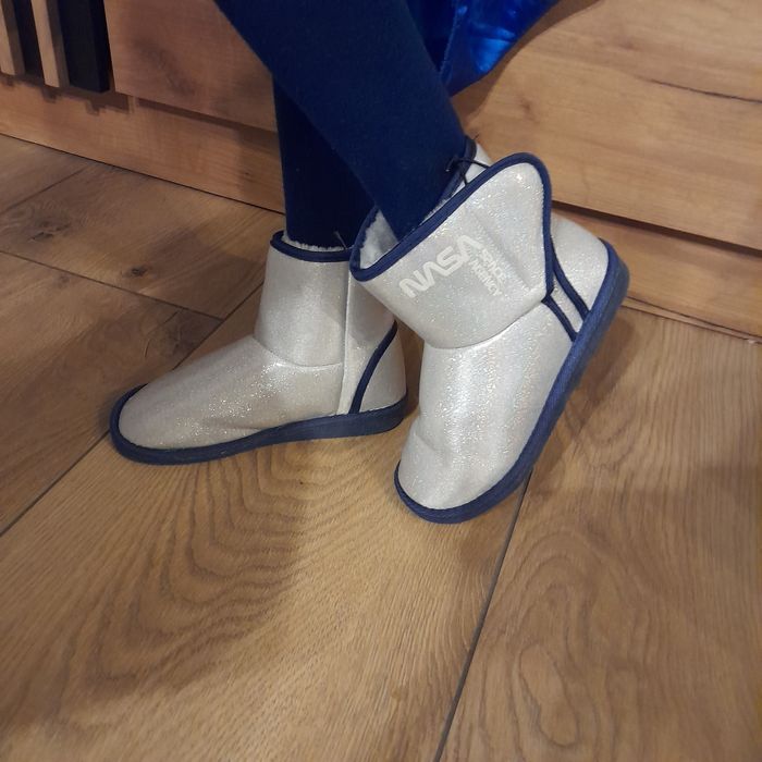 Nowe buty zimowe dziecięce NASA, rozmiar 34