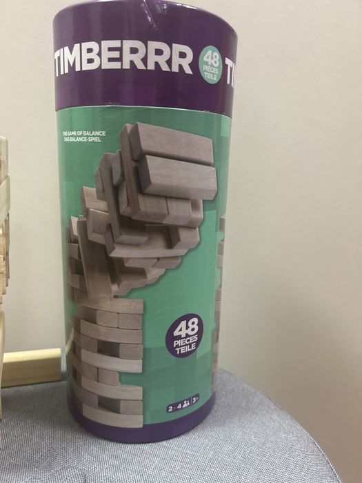 Klocki drewniane jenga, tomberrr, 48 szt