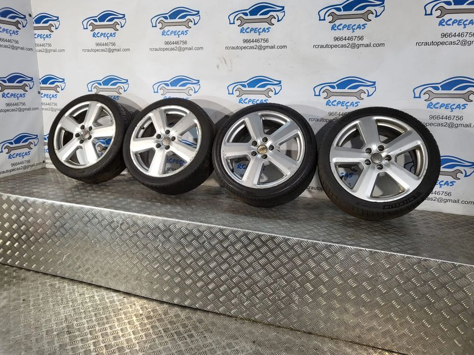 Conjunto Jantes 18 originais Audi A3 8P S-Line 7.5J ET54 5x112 Ronal