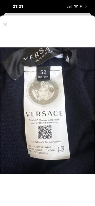 Штани із вовни Versace жіночі