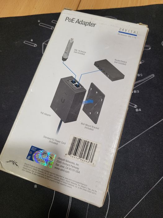 PoE adapter Ubiquity 24V