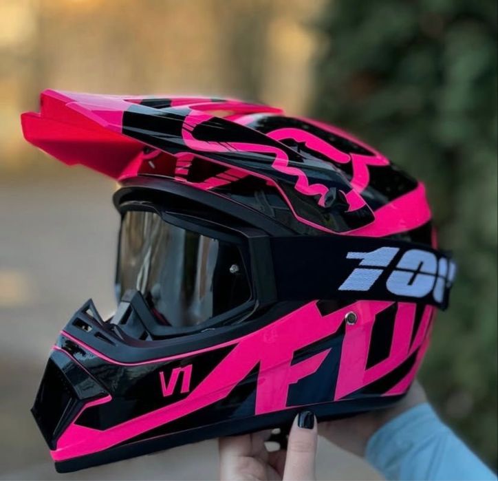 Є ВИБІР! Мотошолом Ендуро, шлем, мотоцикл, мотоекіпіровка, шолом, хард