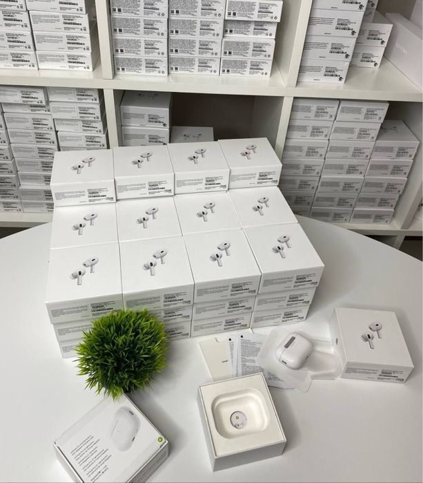 Airpods pro 2, шумоподав чіп airoha lux якість 1:1 бездротові навушник