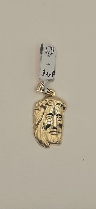 Nowa złota Zawieszka Pan Jezus proba 585
