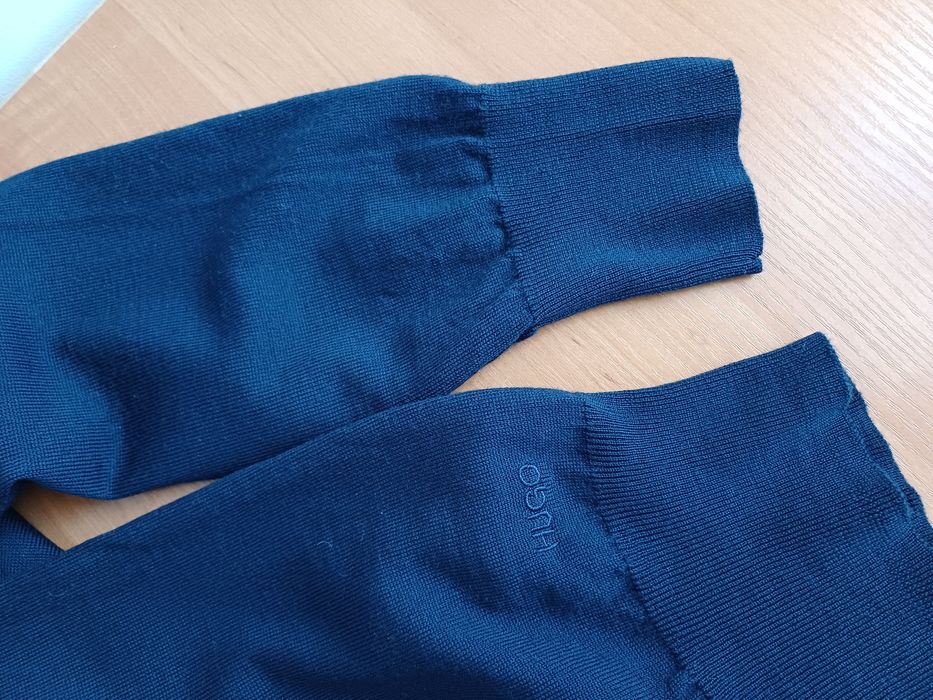 Свитер шерсть мужской HUGO BOSS оригинал XL