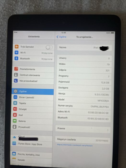 IPad mini  model A1432