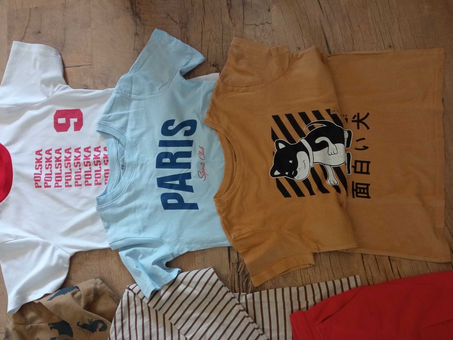 Ubrania chłopięce 122/128