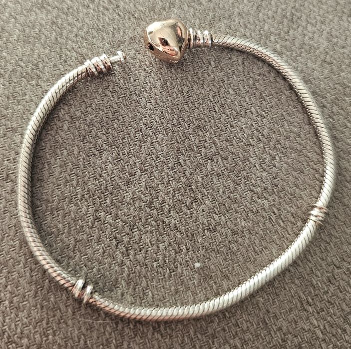 Bransoletka srebrna Modułowa do zawieszek charms srebro s925