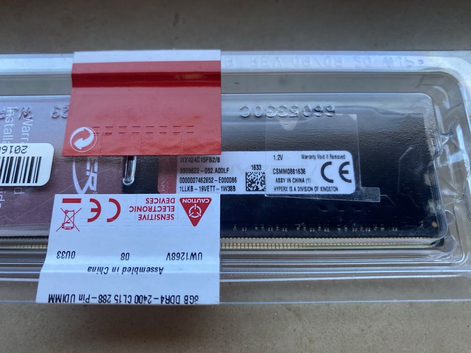 Memoria ram hyperX fury