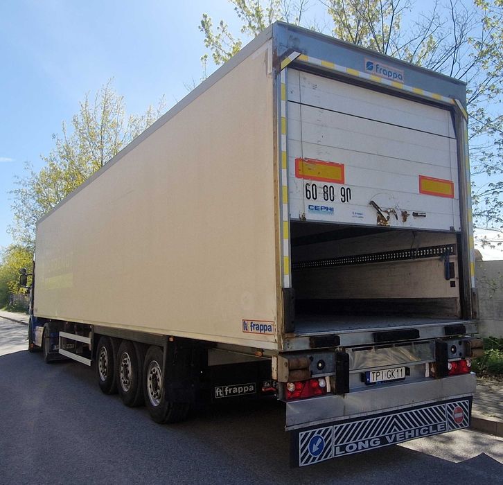 Naczepa chłodnia LeciTrailer zabudowa Frappa agregat Carrier tył roleta 2012