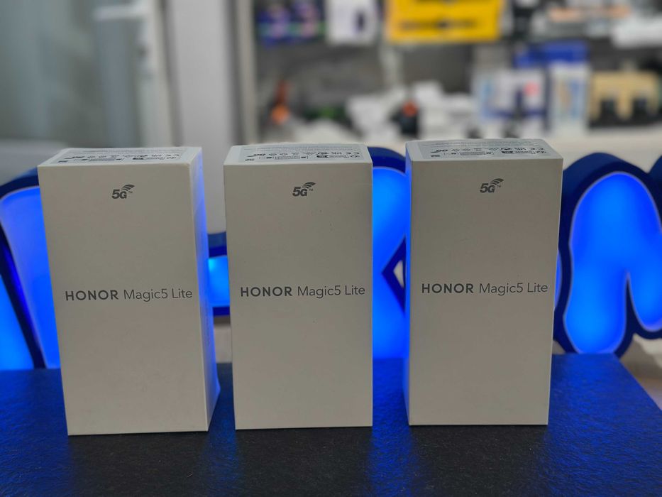 Smartfon Honor Magic5 Lite 5G 6/128GB Czarny / Zielony / RATY