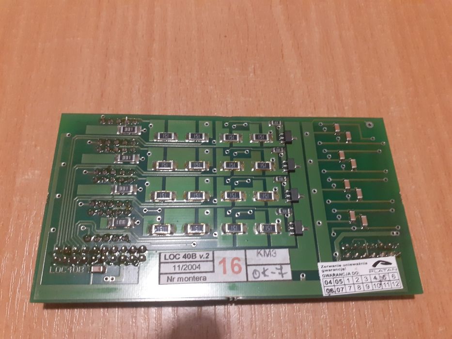 Karta LOC 40B v.2 Progres Platan