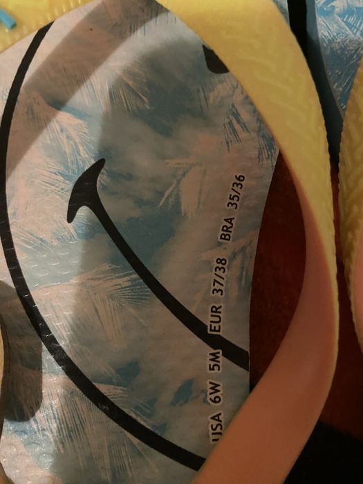 Japonki Havaianas SMILEY" r. 37/38 • Nowy z metka