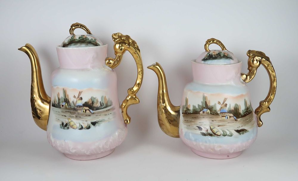 Serviço de Chá e Café - Grandela / Vista Alegre Séc. XIX / XX; CADA