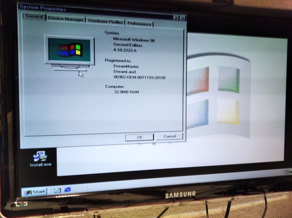 Desktop raro IBM PS/valuepoint
