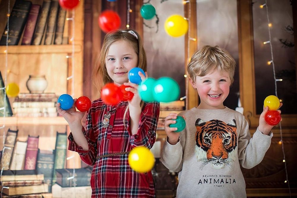 Piłki Do Suchego Basenu 6cm 500 szt Kolorowe Kulki Piłeczki Dla Dzieci