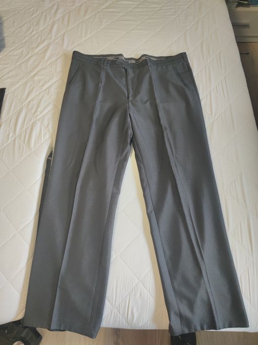 Marynarka garnitur spodnie garniturowe XXL