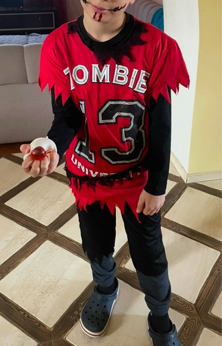 Детский карнавальный костюм Зомби. 140 см