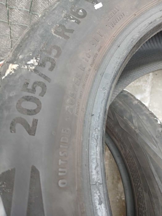 2x używane opony letnie 205/55 R16 Continental Montaż GWARANCJA