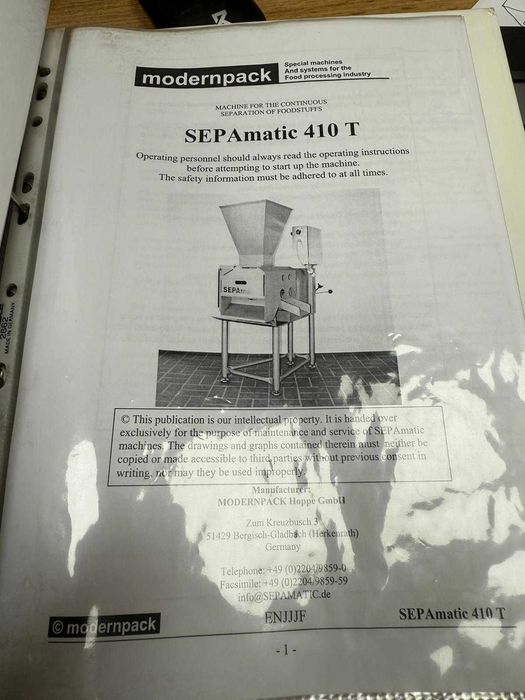 SEPAmatic 410 T
