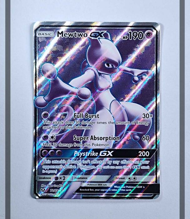 Mewtwo Gx 72/73 SLG Pokemon ENG-NM