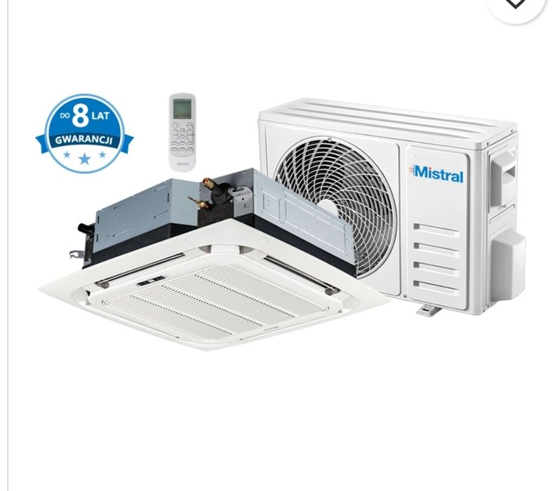 Klimatyzator kasetonowy Mistral MIS-18CHRH/DV (BDA) 5,3 kW + Wi-Fi