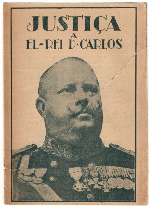 CUPÃO de compra do livro "Dom Carlos : história do seu reinado"