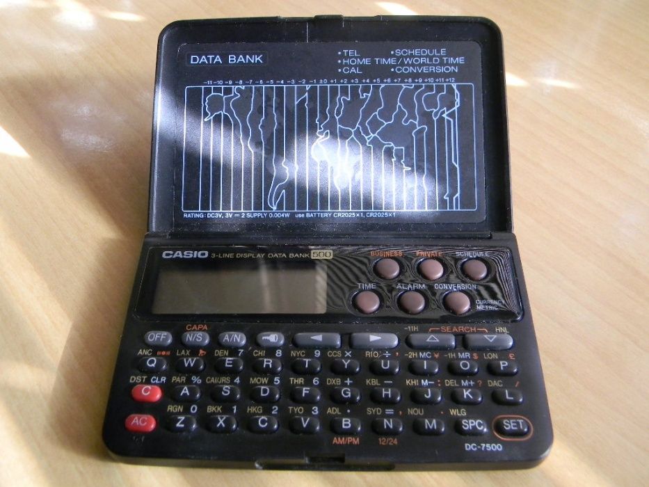 Agenda Electrónica Casio Data Bank 500 DC-7500