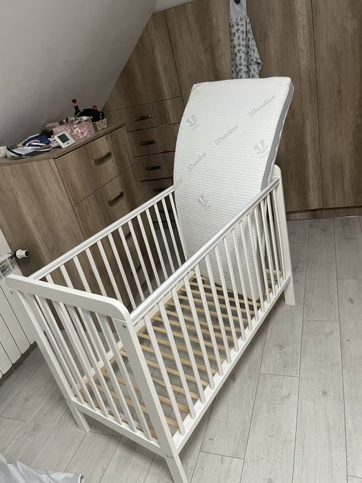 Łóżeczko drewniane Woodies 120x50