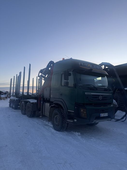 Лісовоз Volvo FMx460 6x6 Euro5+причеп (свіжопригнаний) 114тис пробігу