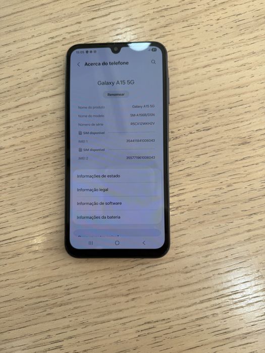 Samsung A15  5G desbloquiado