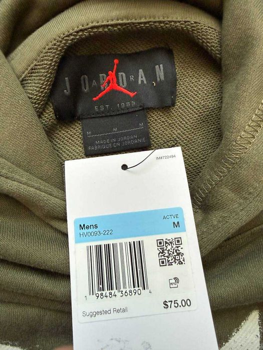 ОРИГІНАЛ! Худі Air Jordan Brooklyn Collegiate S M L XL | HV0093-222