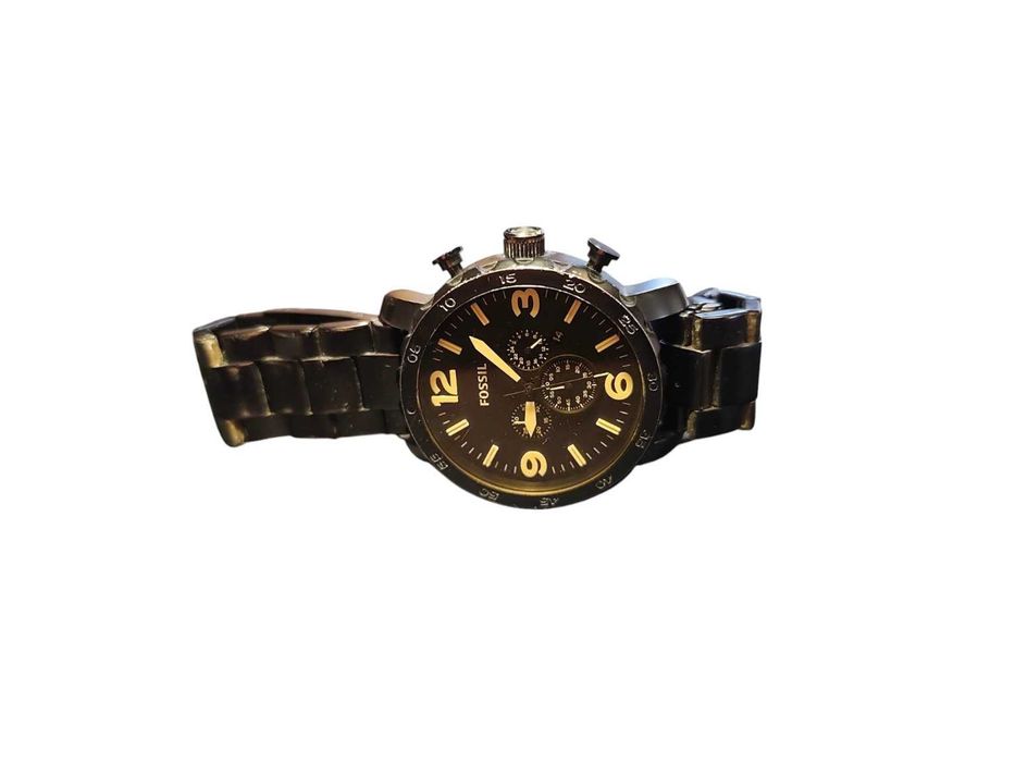 Fossil – męski zegarek chronograf, stalowa bransoleta