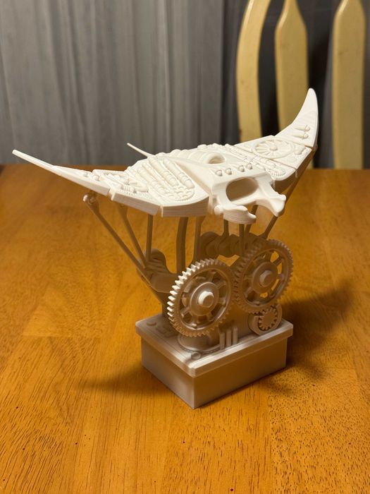 Механічна іграшка Скат 3д друк