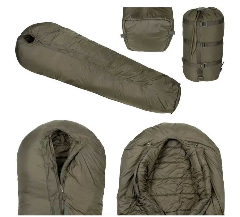 Спальный мешок Medium Weight British Army — зимний кокон, до −20 °C,